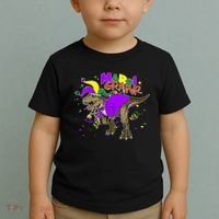 Mardi Grawr T-Rex Toddler T-Shirt thumb 2