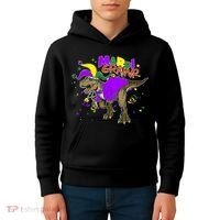 Mardi Grawr T-Rex Kids Hoodie thumb 4