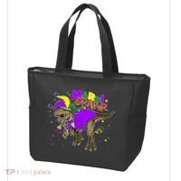 Mardi Grawr T-Rex Tote Bag thumb 3