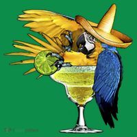 Margarita Parrot Women's Long Sleeve Shirt thumb 2
