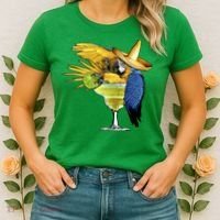 Margarita Parrot Women's T-Shirt thumb 2