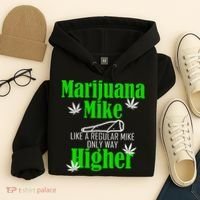 Marijuana Mike Funny Weed 420 Cannabis Hoodie thumb 4