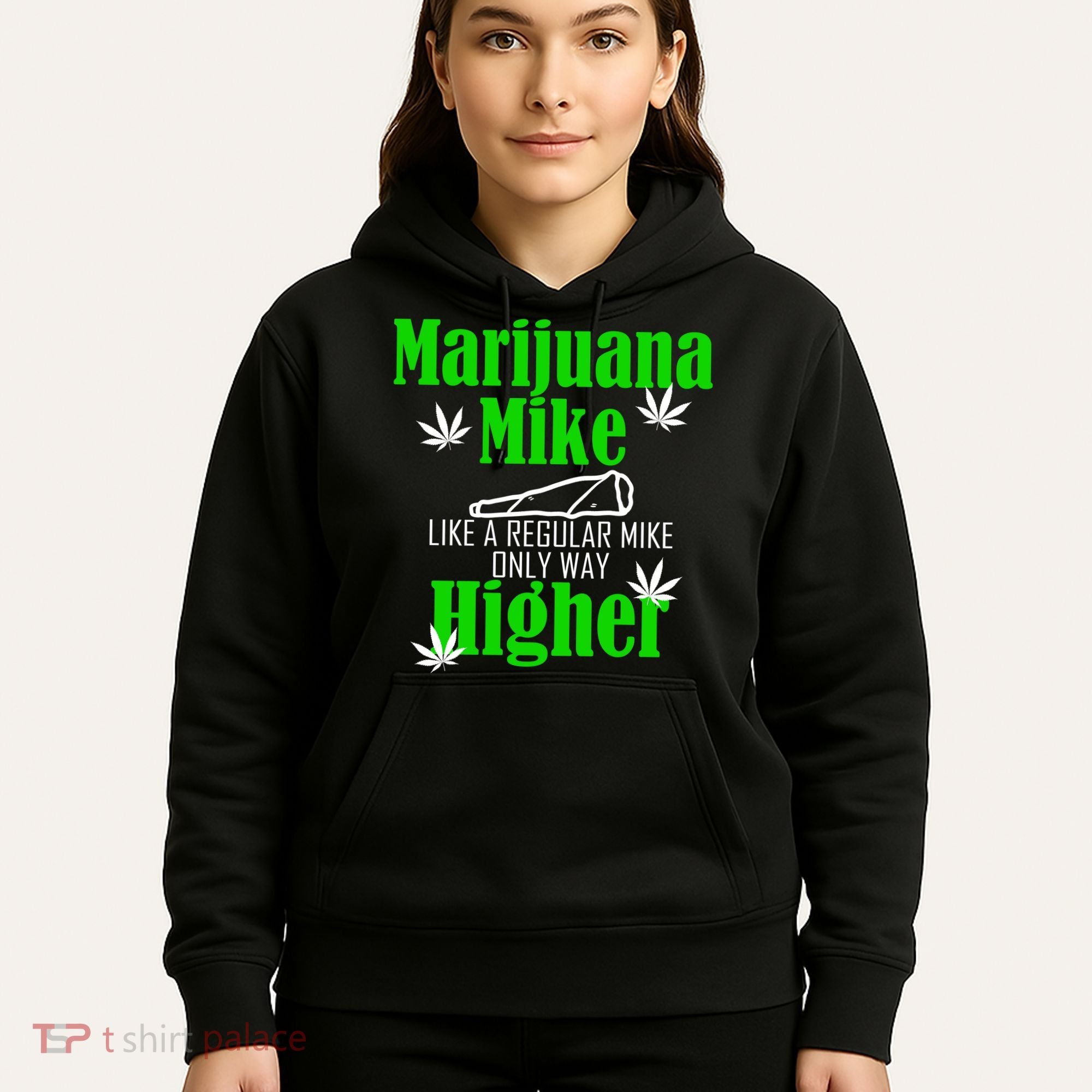 Marijuana Mike Funny Weed 420 Cannabis Hoodie