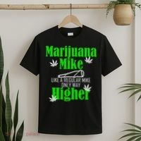 Marijuana Mike Funny Weed 420 Cannabis T-Shirt thumb 2