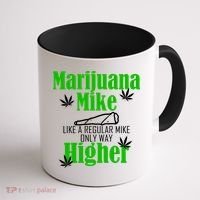 Marijuana Mike Funny Weed 420 Cannabis Coffee Mug thumb 1