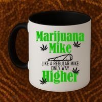 Marijuana Mike Funny Weed 420 Cannabis Coffee Mug thumb 2