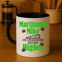Marijuana Mike Funny Weed 420 Cannabis Coffee Mug thumb 4