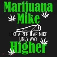 Marijuana Mike Funny Weed 420 Cannabis Women's Hoodie thumb 2