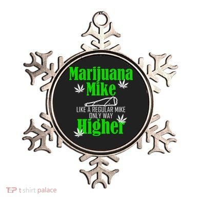 Marijuana Mike Funny Weed 420 Cannabis Ornament