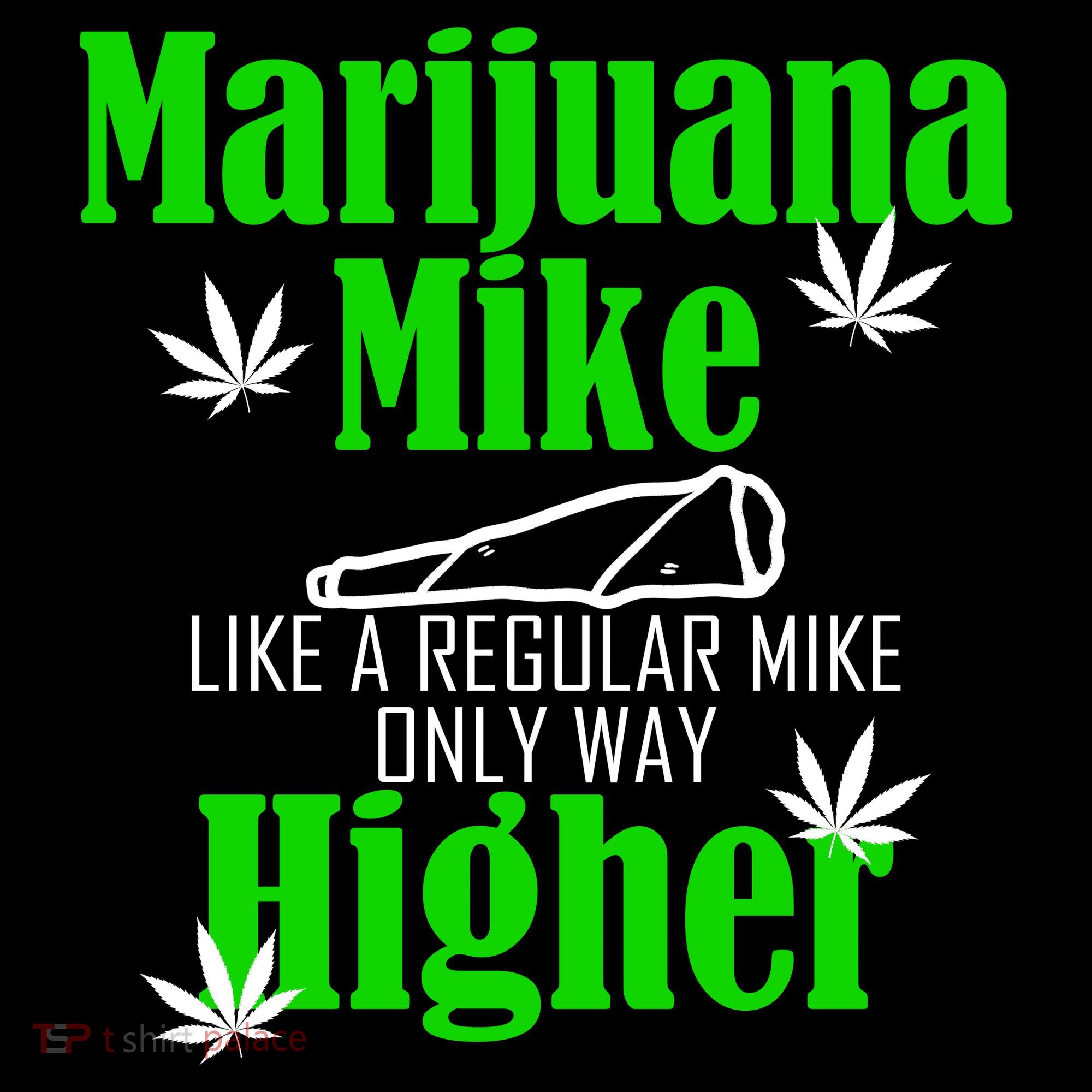 Marijuana Mike Funny Weed 420 Cannabis Women's Tank Top
