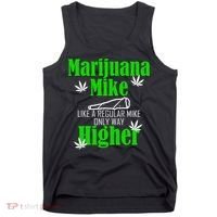 Marijuana Mike Funny Weed 420 Cannabis Tank Top thumb 0