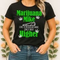 Marijuana Mike Funny Weed 420 Cannabis Women's T-Shirt thumb 2
