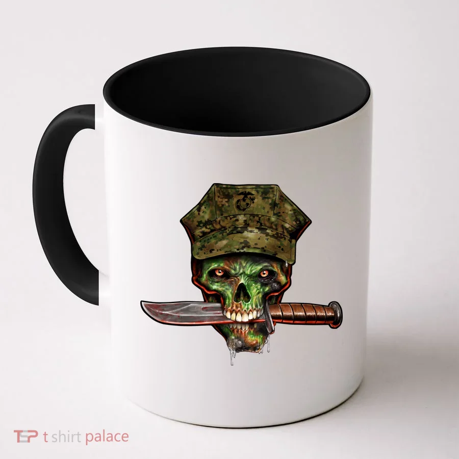 Marine Skull Coffee Mug