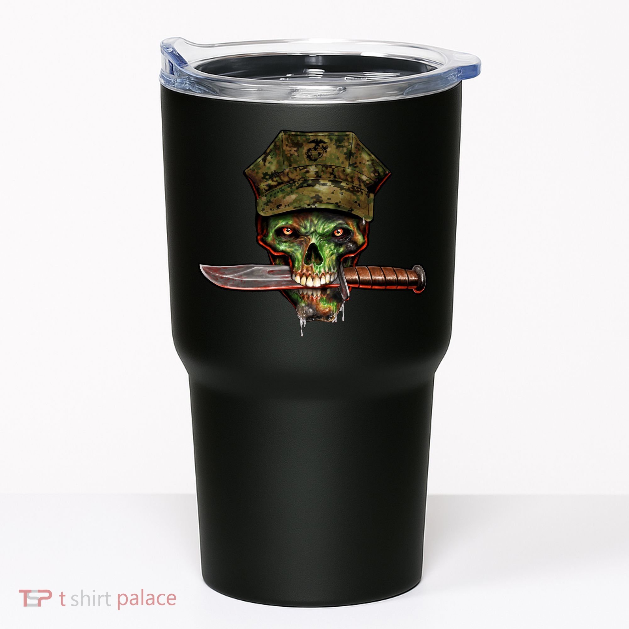 Marine Skull Tumbler