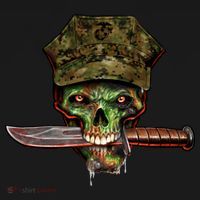Marine Skull Mousepad thumb 1