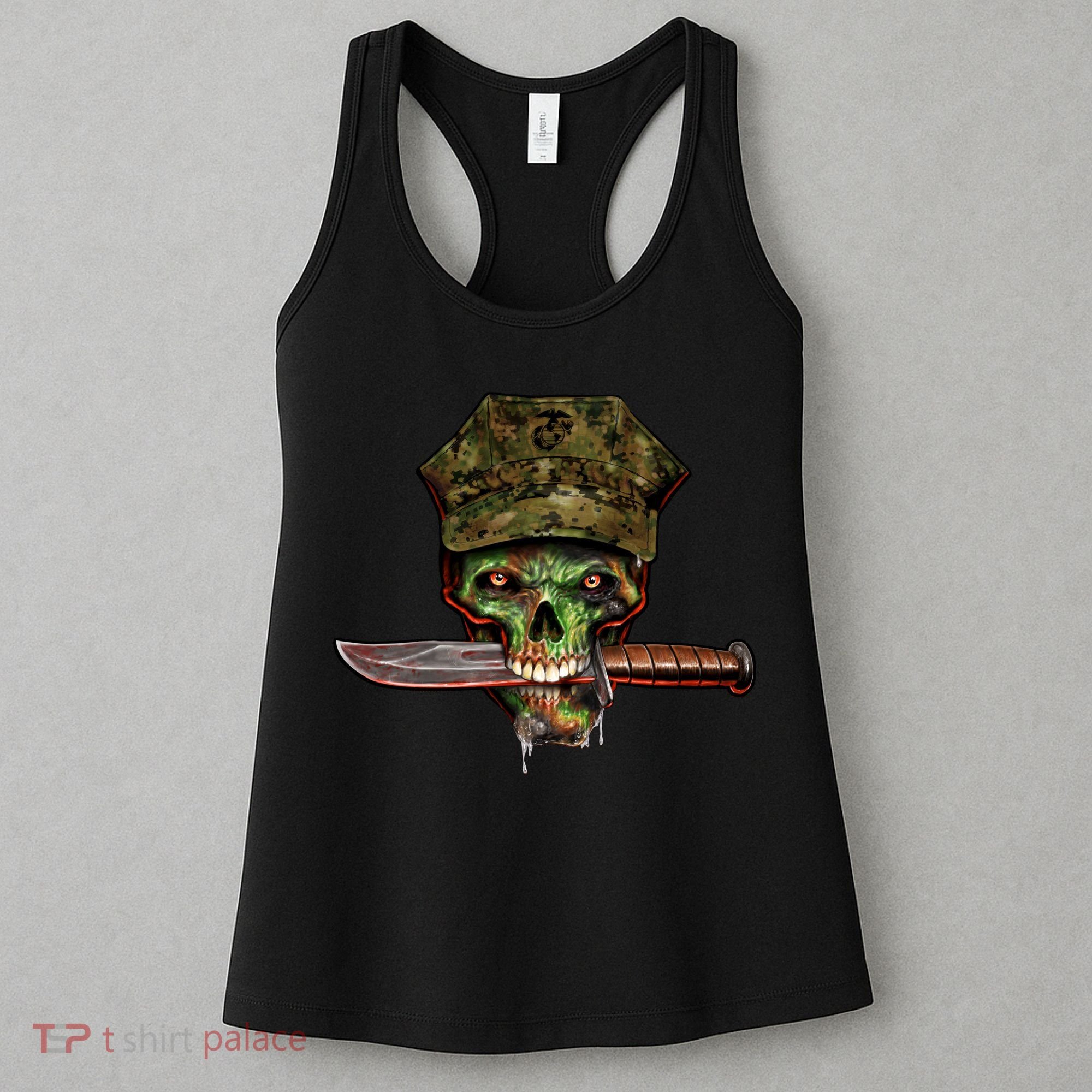 Marine Skull Women's Tank Top