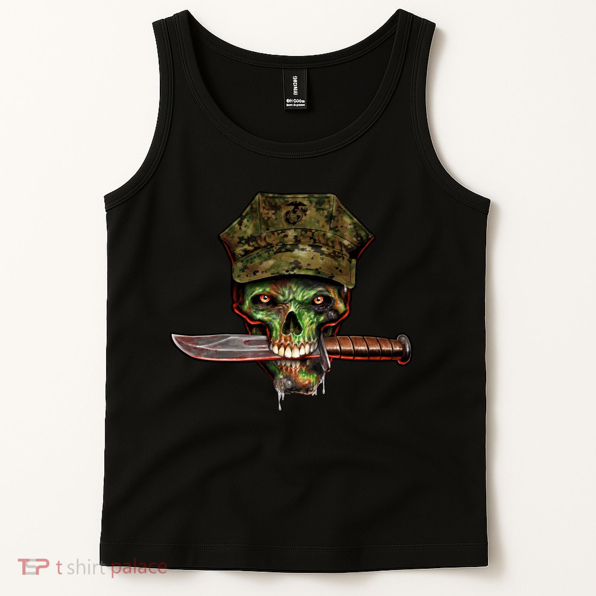 Marine Skull Tank Top