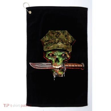 Marine Skull Golf Towel