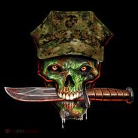 Marine Skull Women's T-Shirt thumb 6