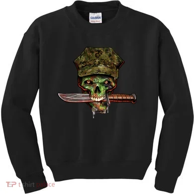 Marine Skull Kids Sweatshirt