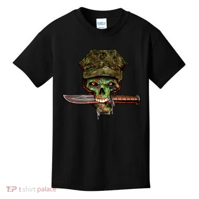 Marine Skull Kids T-Shirt