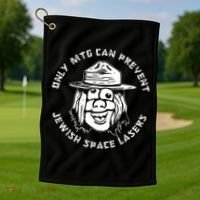 Marjorie Taylor Greene Jewish Space Laser Golf Towel thumb 1