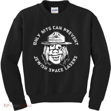 Marjorie Taylor Greene Jewish Space Laser Kids Sweatshirt