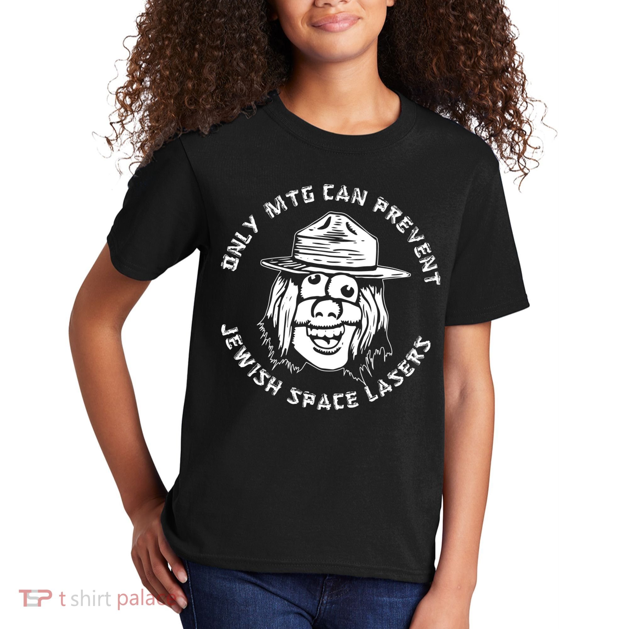 Marjorie Taylor Greene Jewish Space Laser Kids T-Shirt