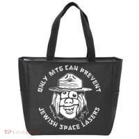 Marjorie Taylor Greene Jewish Space Laser Tote Bag thumb 0