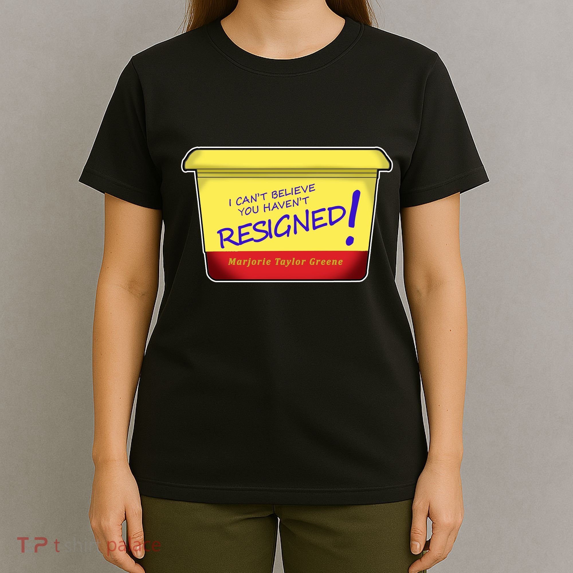 Marjorie Taylor Greene Margarine Politics T-Shirt