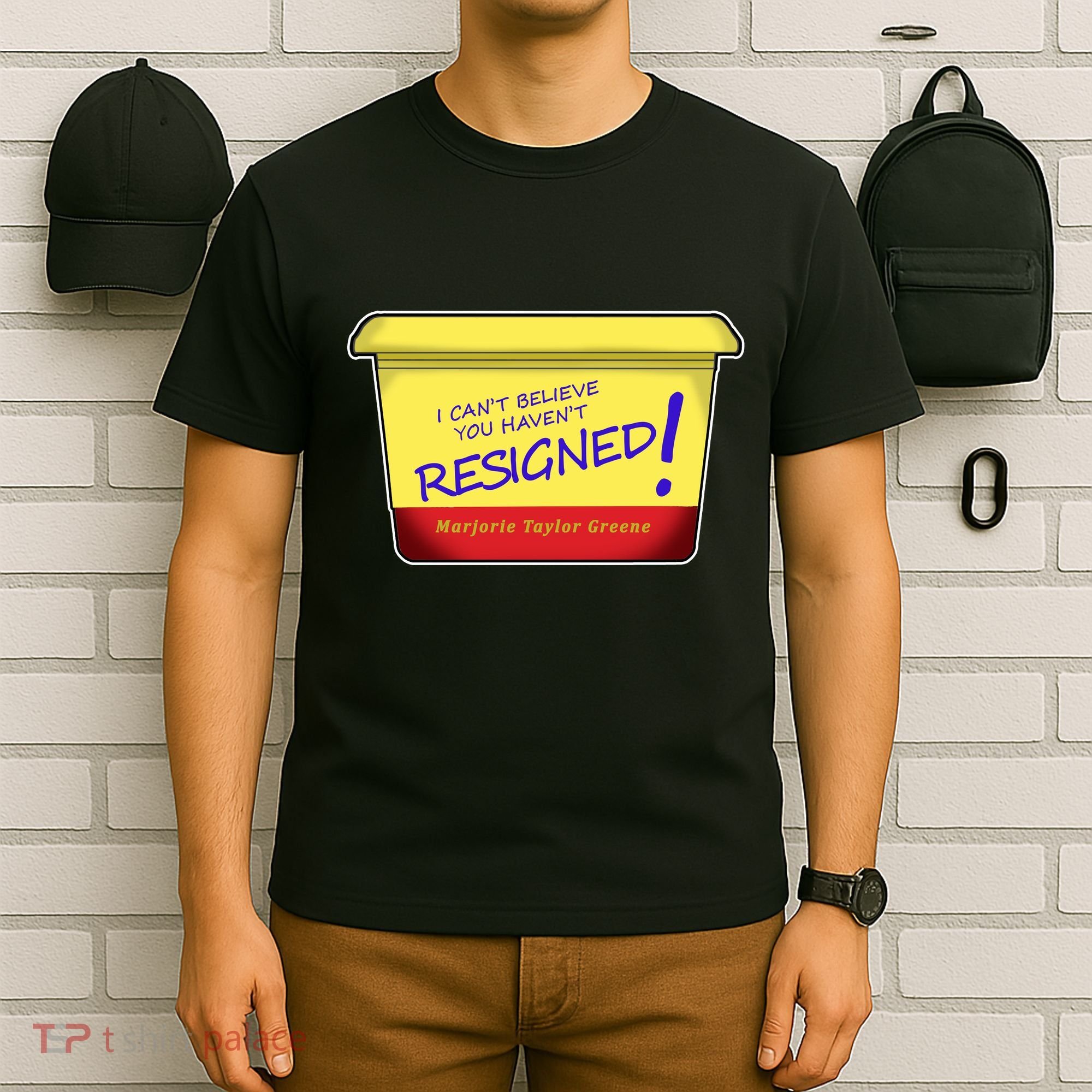 Marjorie Taylor Greene Margarine Politics T-Shirt