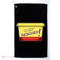 Marjorie Taylor Greene Margarine Politics Golf Towel thumb 0