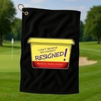 Marjorie Taylor Greene Margarine Politics Golf Towel thumb 1