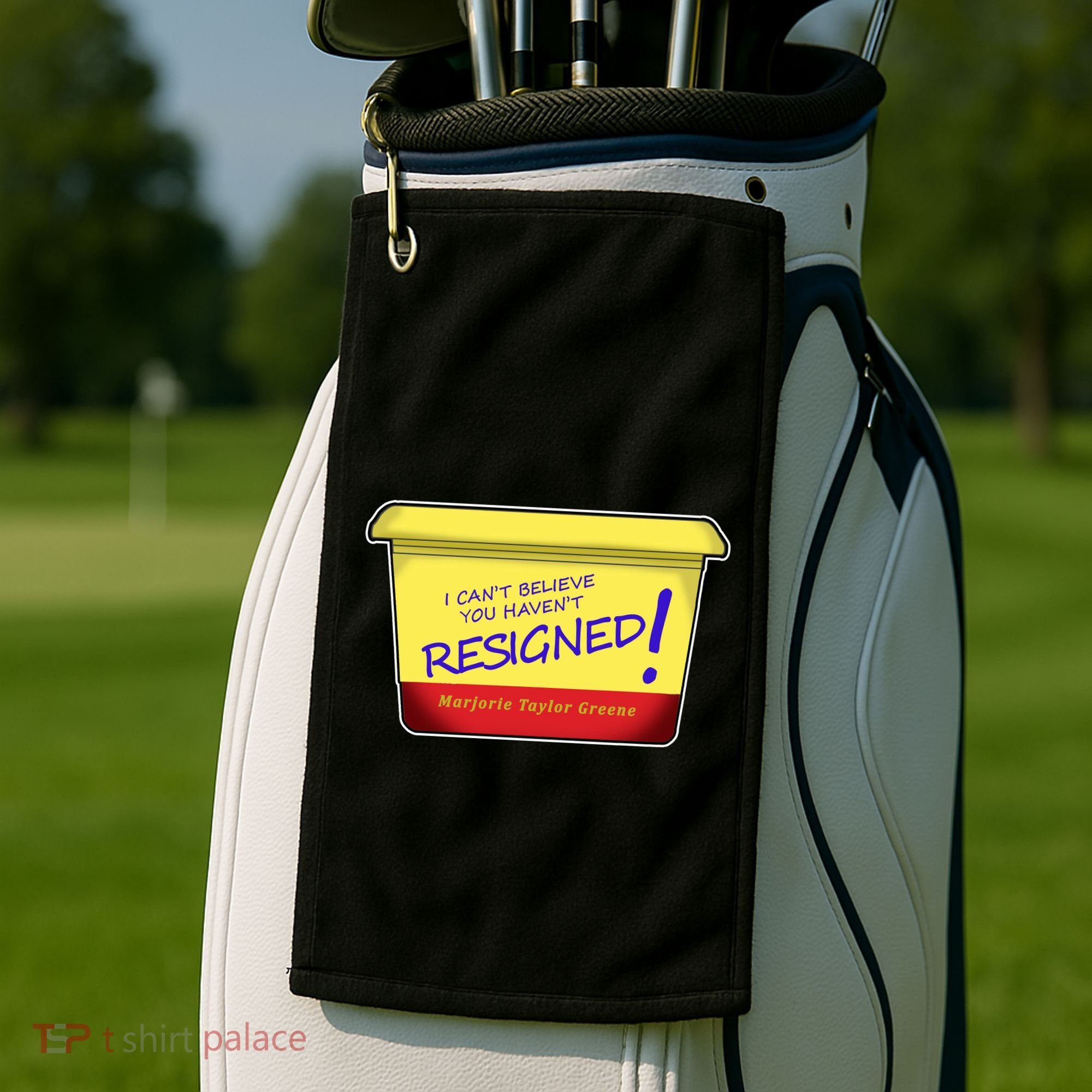 Marjorie Taylor Greene Margarine Politics Golf Towel