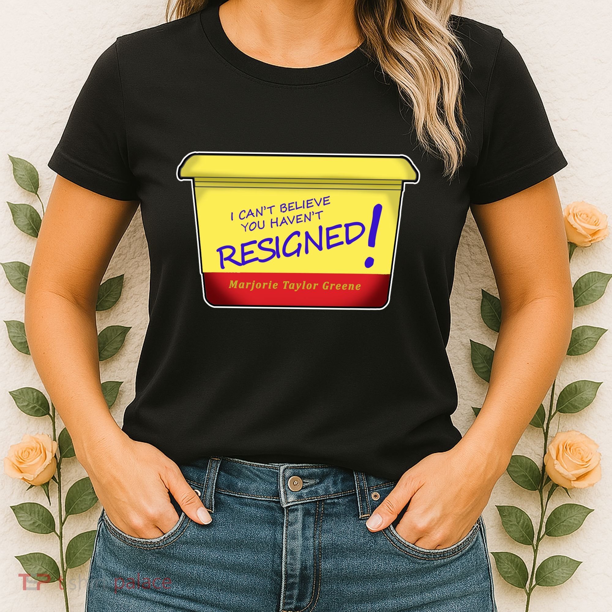 Marjorie Taylor Greene Margarine Politics Women's T-Shirt