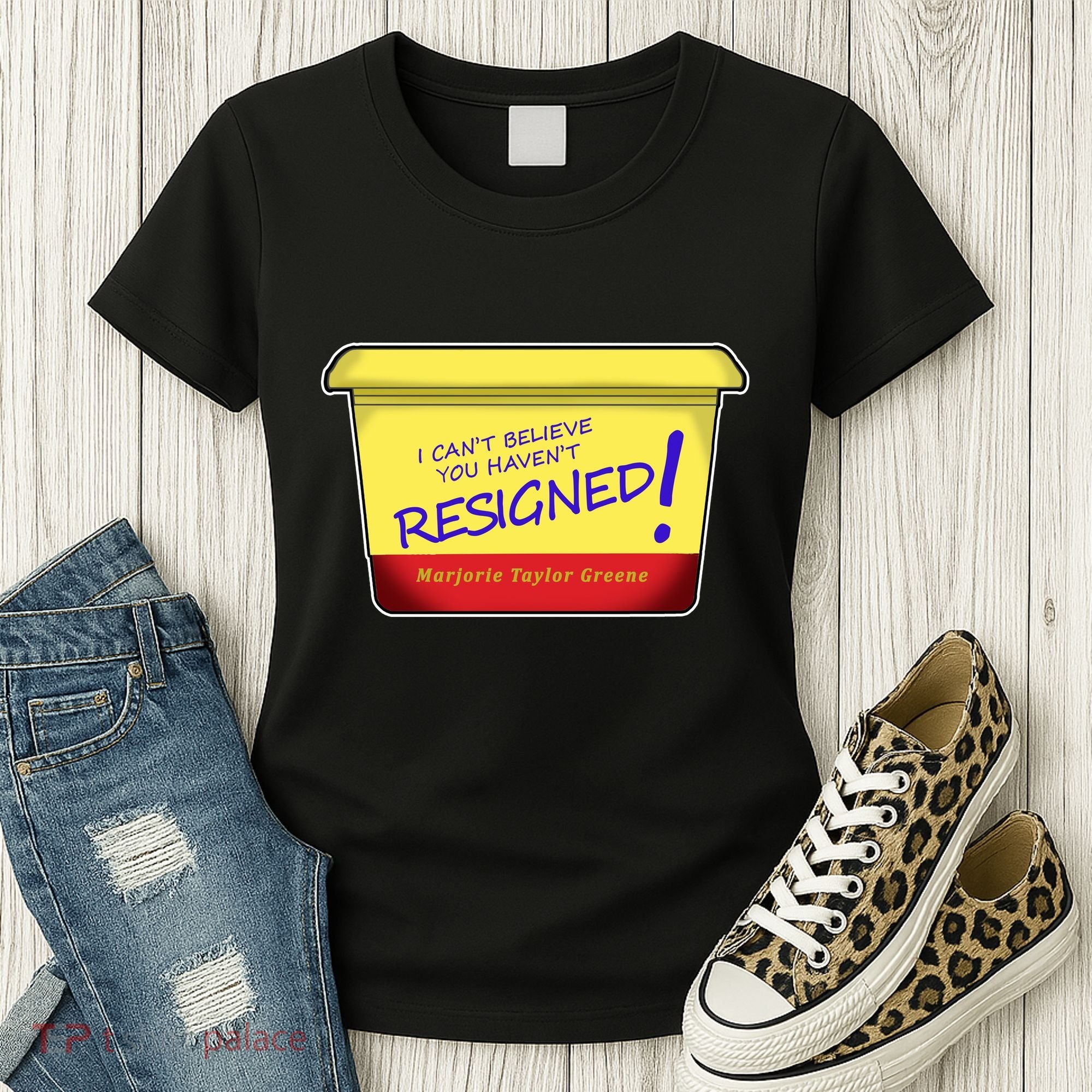 Marjorie Taylor Greene Margarine Politics Women's T-Shirt