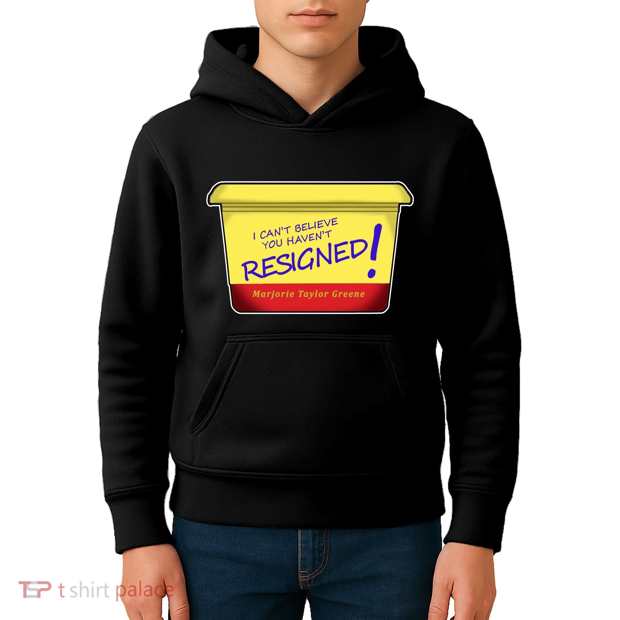 Marjorie Taylor Greene Margarine Politics Kids Hoodie