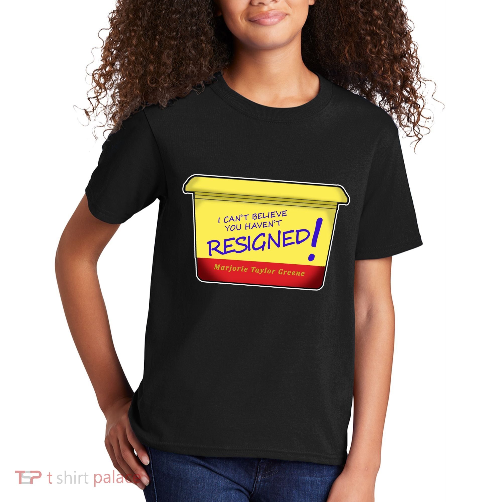 Marjorie Taylor Greene Margarine Politics Kids T-Shirt