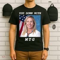 Marjorie Taylor Greene You Down With MTG T-Shirt thumb 6