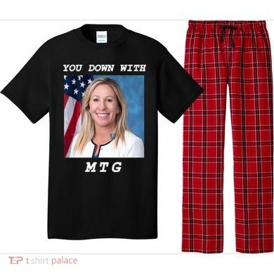 Marjorie Taylor Greene You Down With MTG Pajama Set