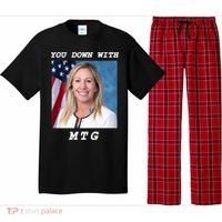 Marjorie Taylor Greene You Down With MTG Pajama Set thumb 0