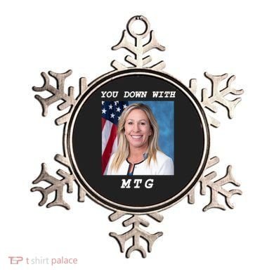 Marjorie Taylor Greene You Down With MTG Ornament