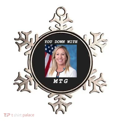 Marjorie Taylor Greene You Down With MTG Ornament