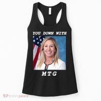 Marjorie Taylor Greene You Down With MTG Women's Tank Top thumb 0