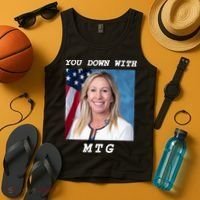 Marjorie Taylor Greene You Down With MTG Tank Top thumb 4