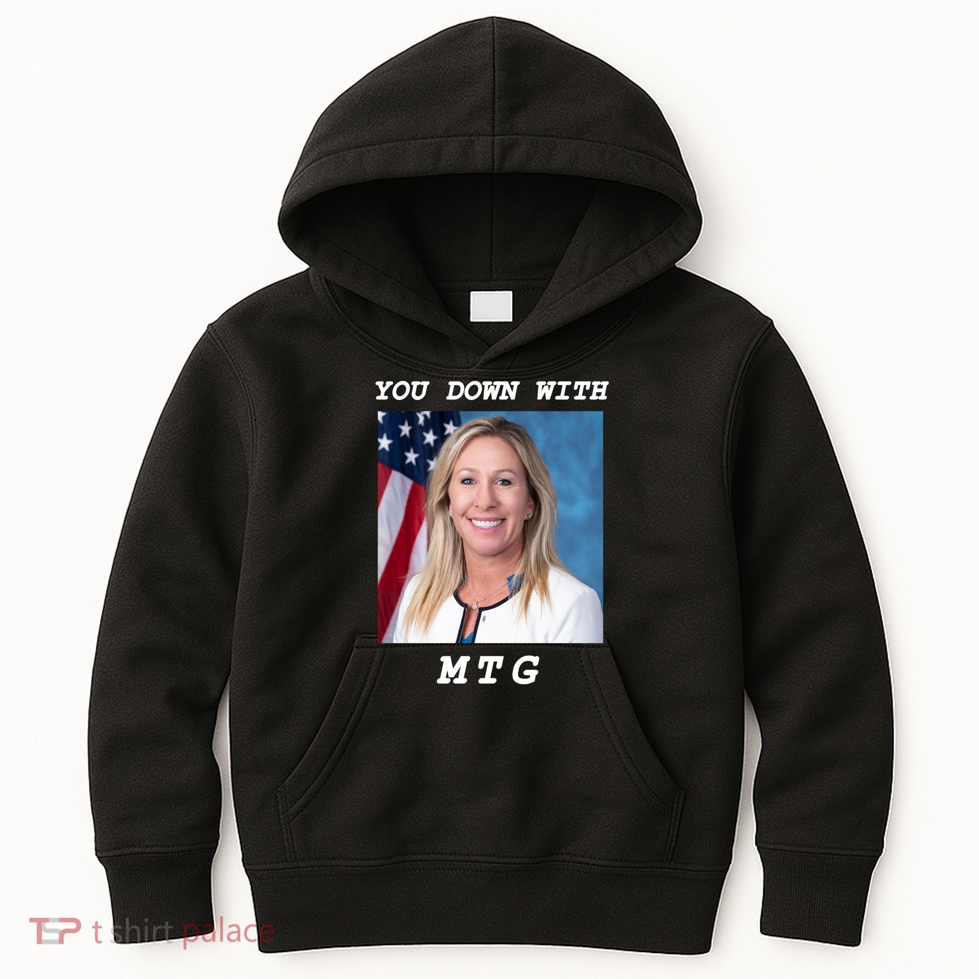 Marjorie Taylor Greene You Down With MTG Kids Hoodie