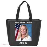 Marjorie Taylor Greene You Down With MTG Tote Bag thumb 0