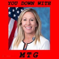 Marjorie Taylor Greene You Down With MTG Santa Hat thumb 1