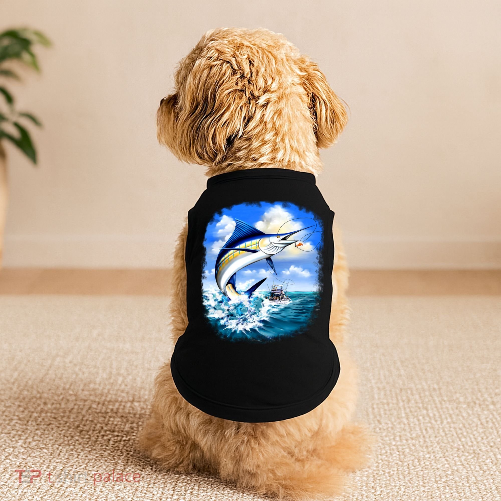 Marlin Fishing Doggie Tank