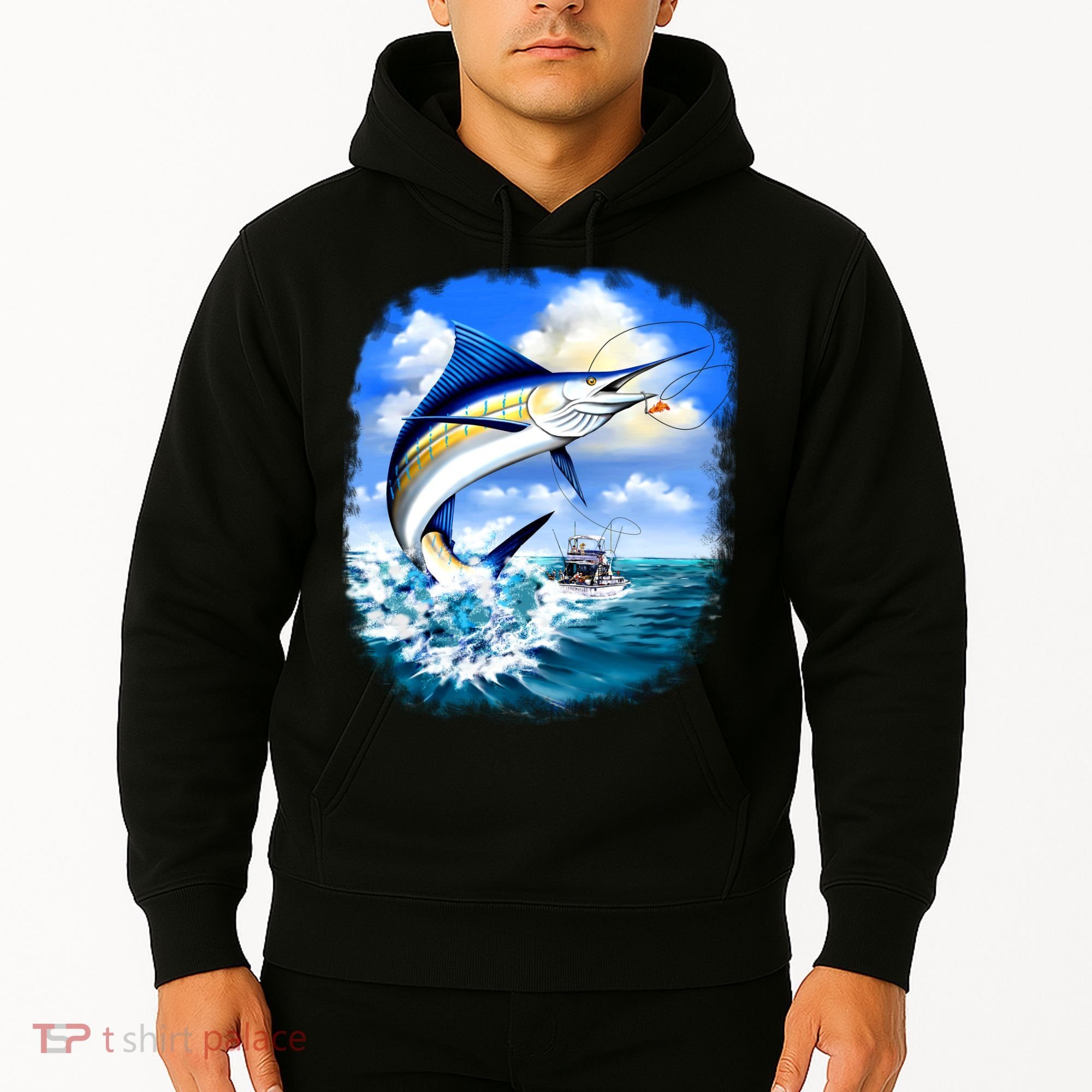 Marlin Fishing Hoodie